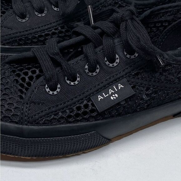 Alaïa Alaïa x Superga Mesh Flat Sneakers size 37 - Picture 5 of 14